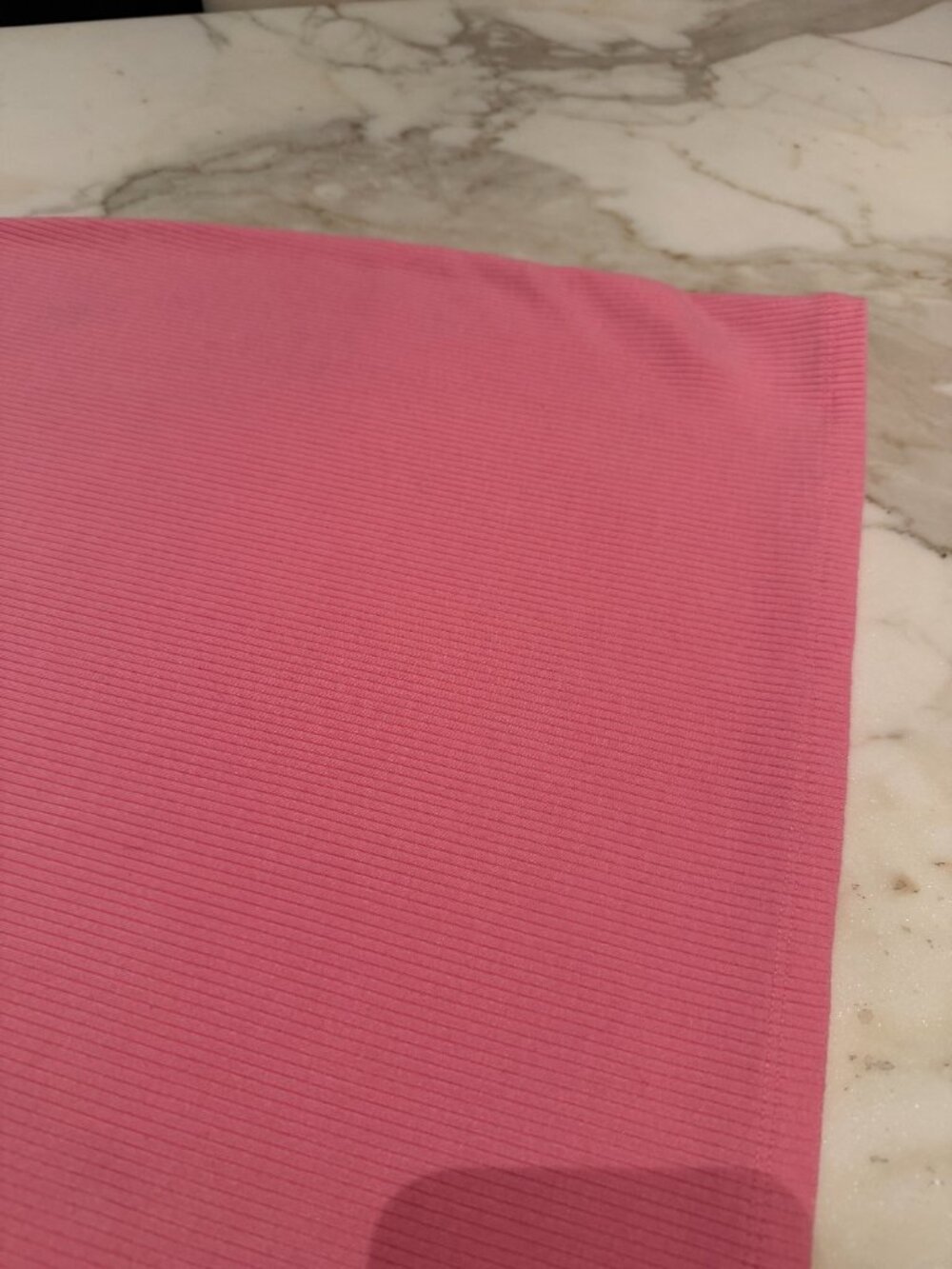 Aritzia Wilfred Free Ribbed Pink Mini Dress | V-Neck Dress - Picture 3 of 13
